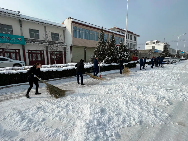 文明創(chuàng  )建我先行——市產(chǎn)投集團深入創(chuàng  )城包抓村社開(kāi)展清掃積雪志愿服務(wù)活動(dòng)(圖2)